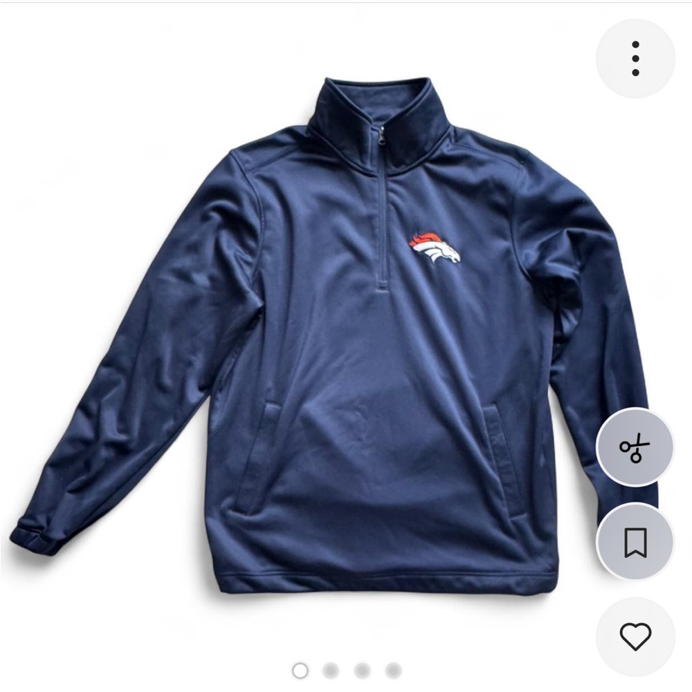 NFL Denver Broncos Performance Quarter-Zip Jacket
